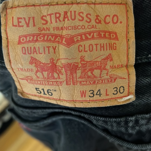 Black Levi Jeans 516 - Picture 4 of 4